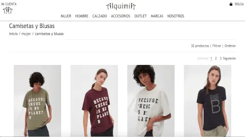 Diseño web de la tienda online de Alquimia Granada Shop