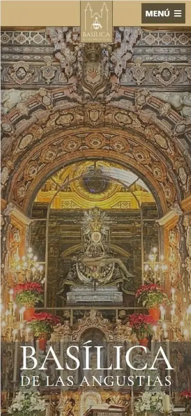Página web de Basílica de Las Angustias, Granada