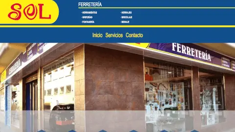 Diseño de página web para Cerrajería Sol, cerrajeros con más de 50 años en Granada