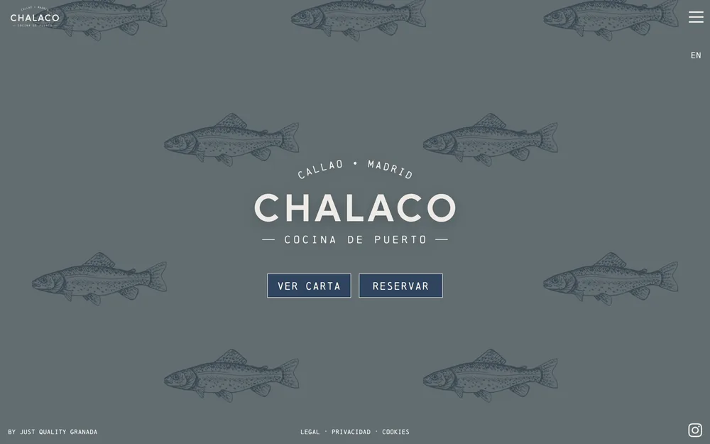 Diseño de página web para Chalaco, restaurante peruano de cocina de puerto en Madrid