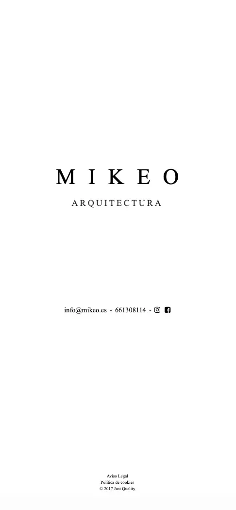 Página web de MIKEO, Granada