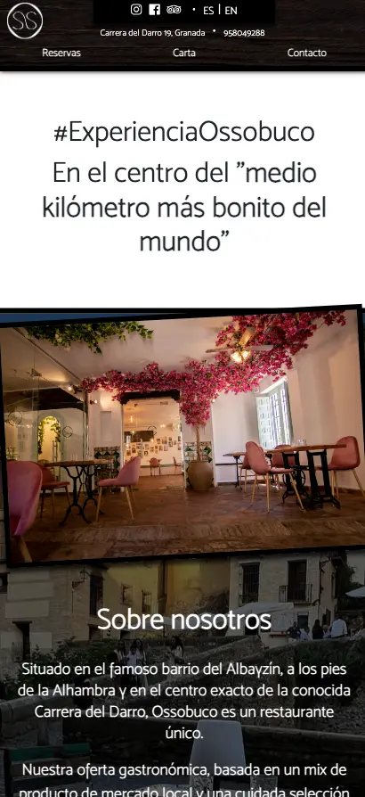 Página web de Ossobuco, Granada