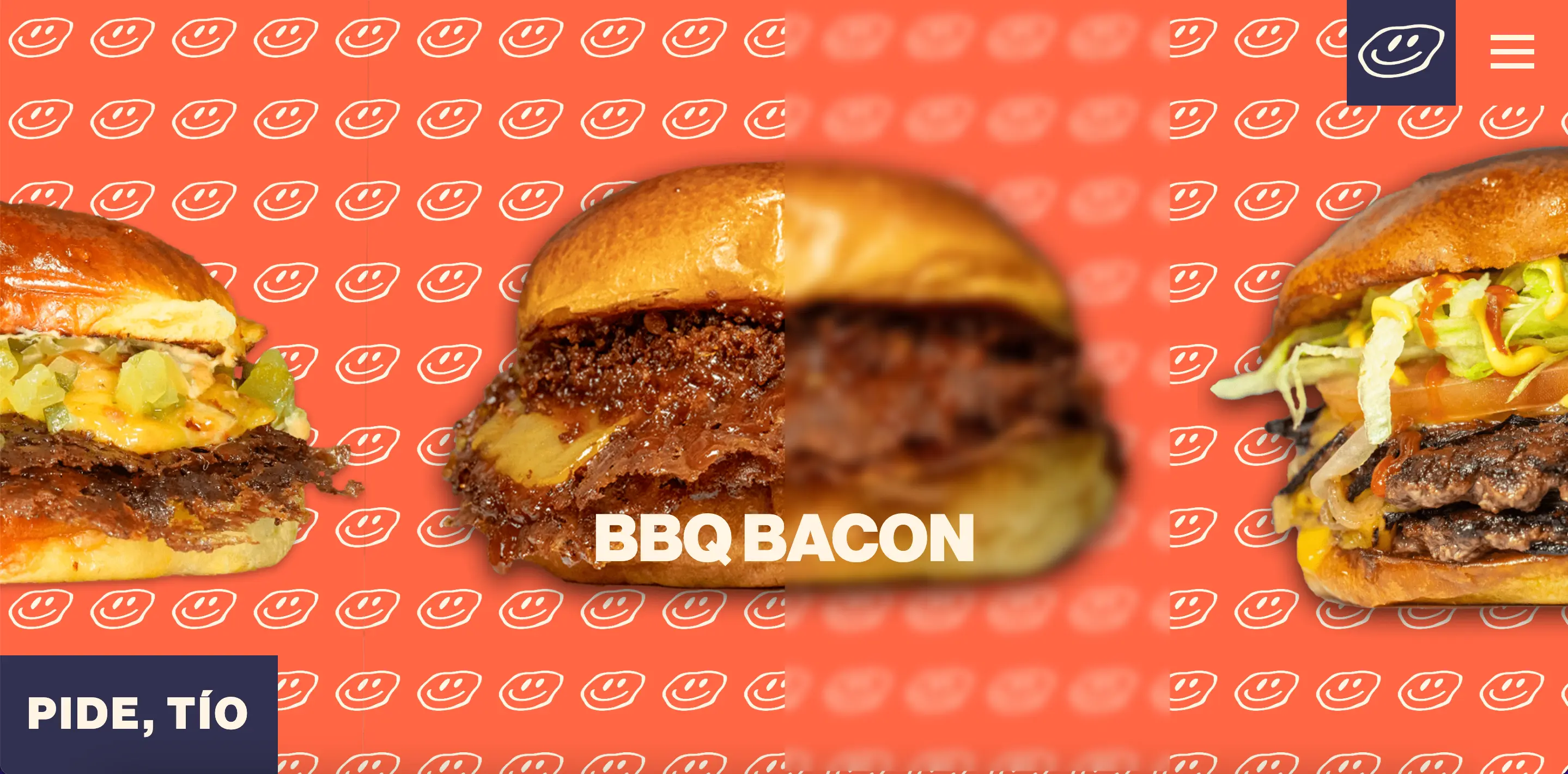 Diseño de página web para Qué Pasa Tío, smash burgers en Granada