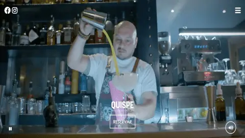 Diseño de página web para Quispe, restaurante peruano y pisco bar en el barrio de Salamanca (Madrid)